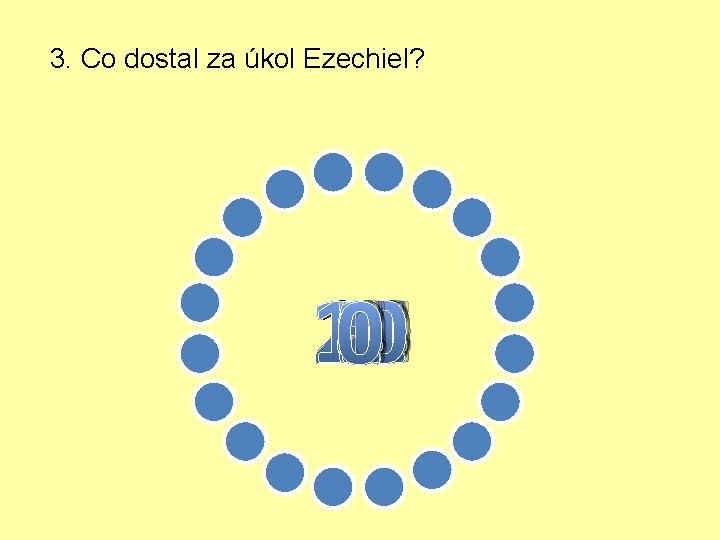 3. Co dostal za úkol Ezechiel? 10 11 12 13 14 15 16 17