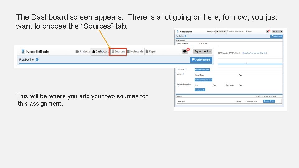 The Dashboard screen appears. There is a lot going on here, for now, you The Dashboard screen appears. There is a lot going on here, for now, you