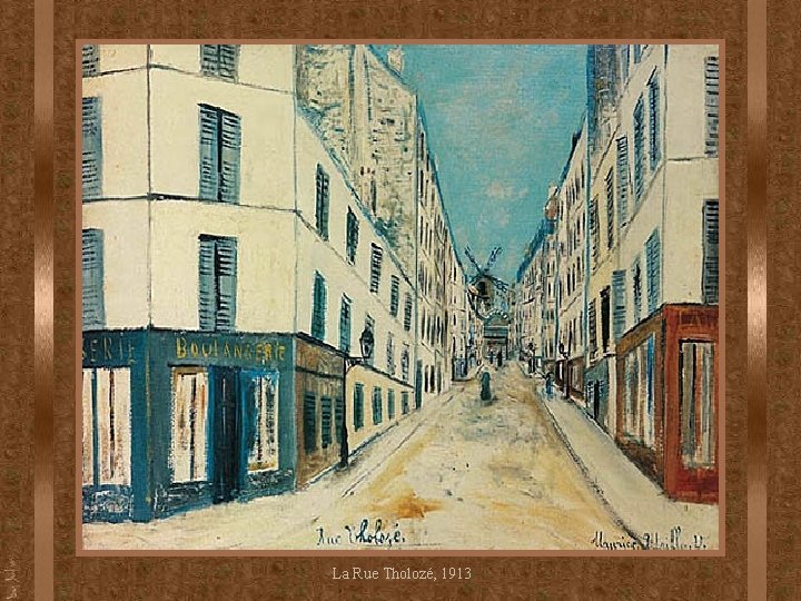 La Rue Tholozé, 1913 