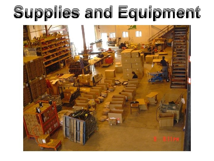 Supplies and Equipment 