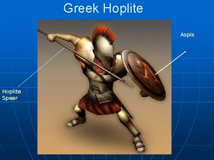 Greek Hoplite Aspis Hoplite Spear 
