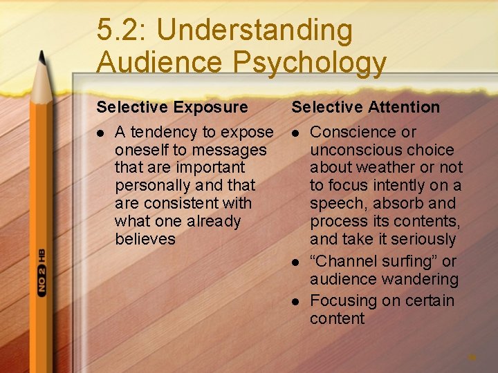 Chapter 5 ANALYZING YOUR AUDIENCE SPEECH 110 C