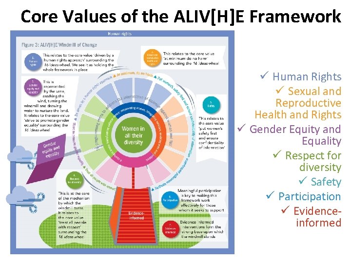 Core Values of the ALIV[H]E Framework ü Human Rights ü Sexual and Reproductive Health