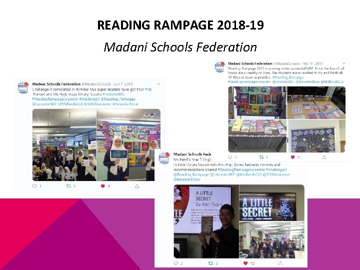 READING RAMPAGE 2018 -19 Madani Schools Federation 