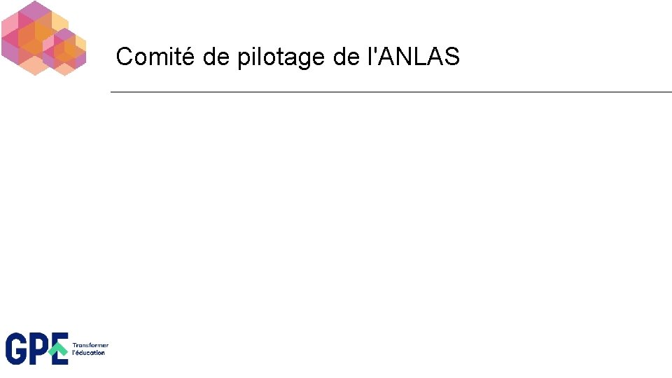 Comité de pilotage de l'ANLAS 