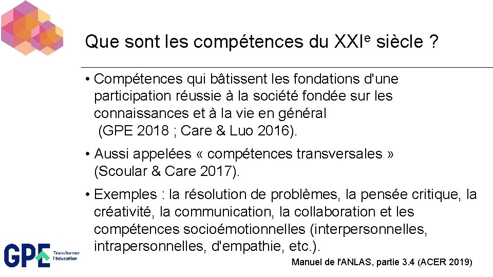 Que sont les compétences du XXIe siècle ? • Compétences qui bâtissent les fondations