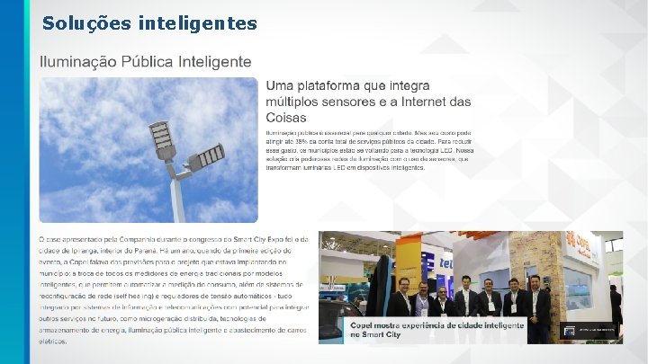 Soluções inteligentes 