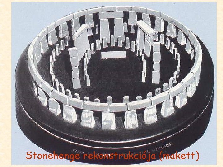 Stonehenge rekonstrukciója (makett) 