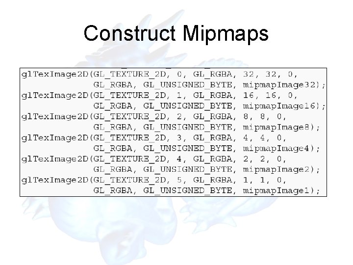 Construct Mipmaps 