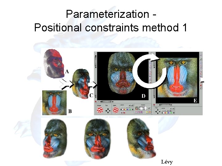 Parameterization Positional constraints method 1 Lévy 