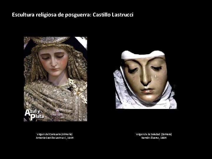 Escultura religiosa de posguerra: Castillo Lastrucci Virgen del Consuelo (Almería) Antonio Castillo Lastrucci, 1946