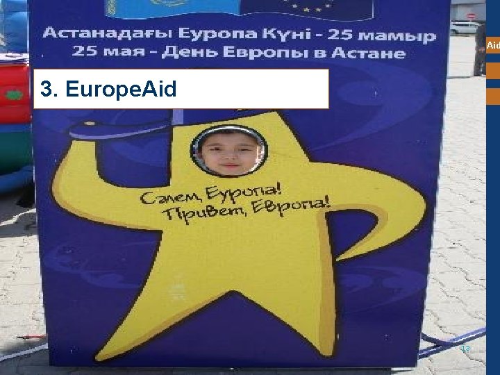 Europe. Aid 3. Europe. Aid 13 