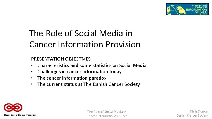The Role of Social Media in Cancer Information