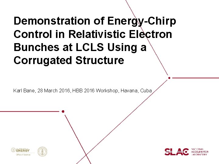 Demonstration of Energy-Chirp Control in Relativistic Electron Bunches at LCLS Using a Corrugated Structure