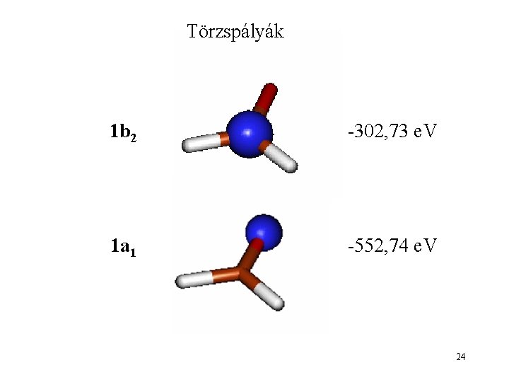 Törzspályák 1 b 2 -302, 73 e. V 1 a 1 -552, 74 e.