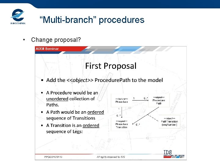 “Multi-branch” procedures • Change proposal? 