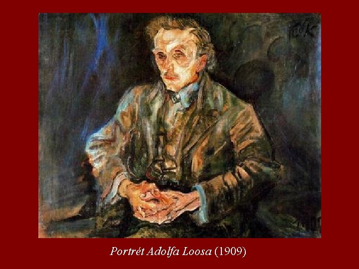 Portrét Adolfa Loosa (1909) 