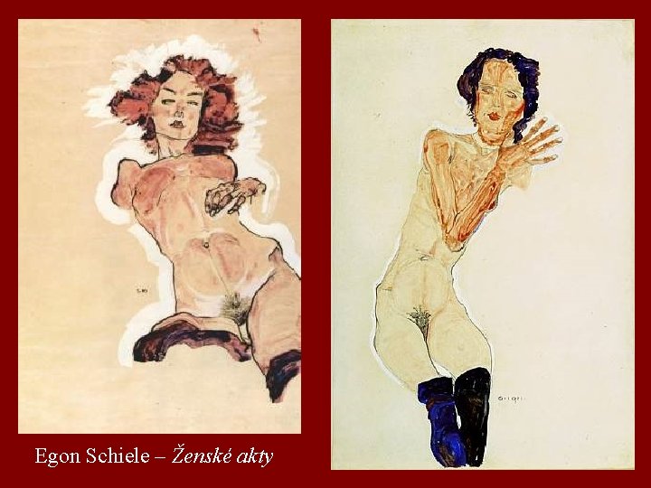 Egon Schiele – Ženské akty 