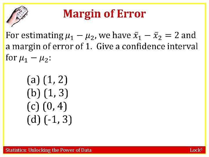 Margin of Error Statistics: Unlocking the Power of Data Lock 5 