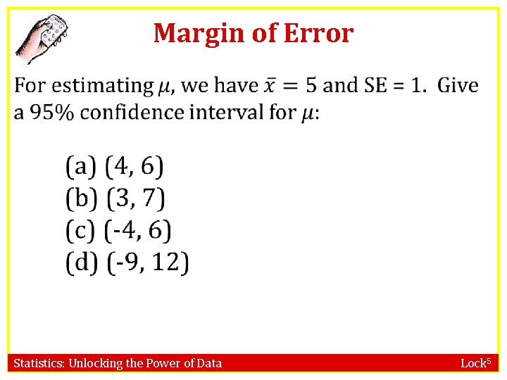 Margin of Error Statistics: Unlocking the Power of Data Lock 5 