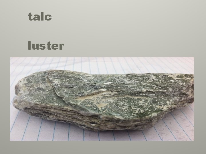 talc luster 