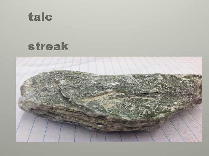 talc streak 