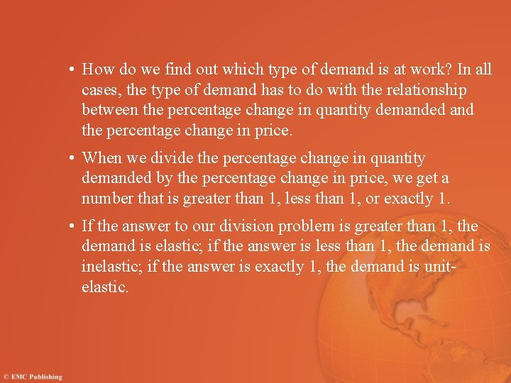 • How do we find out which type of demand is at work? • How do we find out which type of demand is at work?