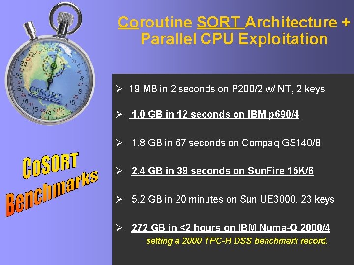 Faster Sorting Manipulation Reporting Test Data Speed HighVolume