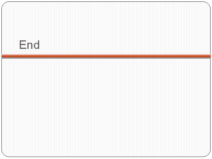 End 