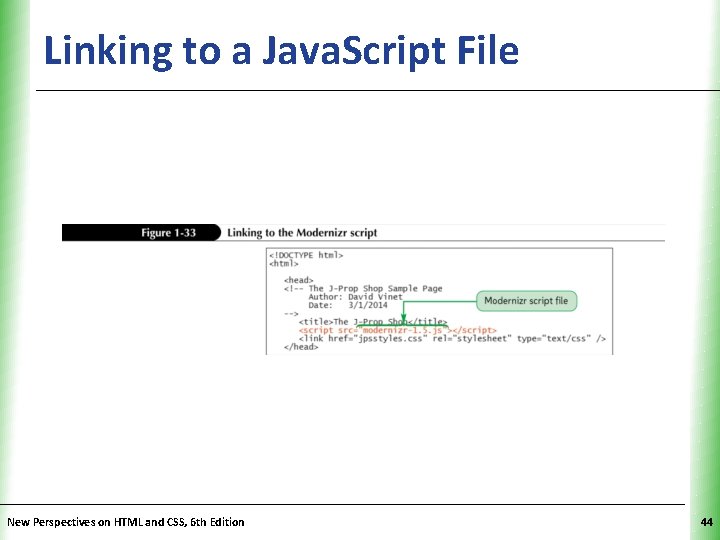Linking to a Java. Script File New Perspectives on HTML and CSS, 6 th