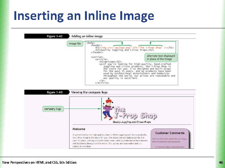 Inserting an Inline Image New Perspectives on HTML and CSS, 6 th Edition XP