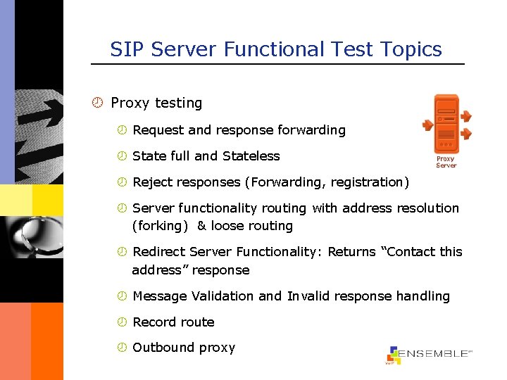 SIP Testing Methodology Elie Cohen Pro Lab PM