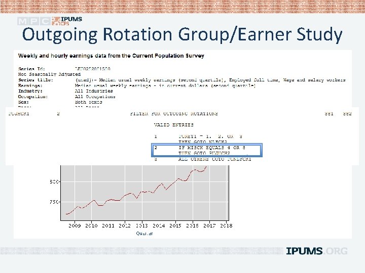 Outgoing Rotation Group/Earner Study 