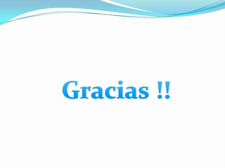 Gracias !! 