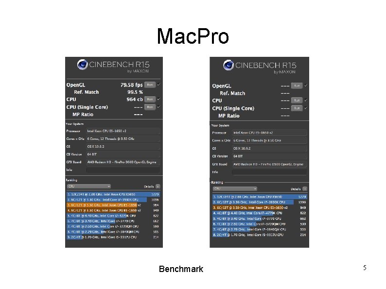 Mac. Pro Benchmark 5 