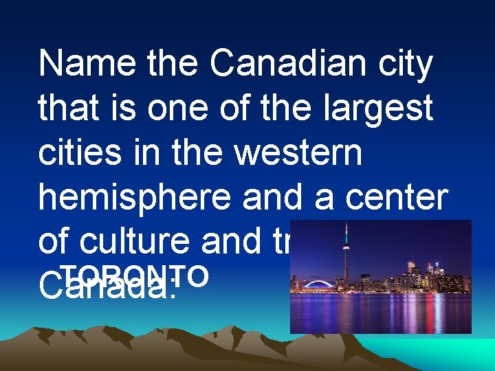 Name the Canadian city that is one of the largest cities in the western Name the Canadian city that is one of the largest cities in the western