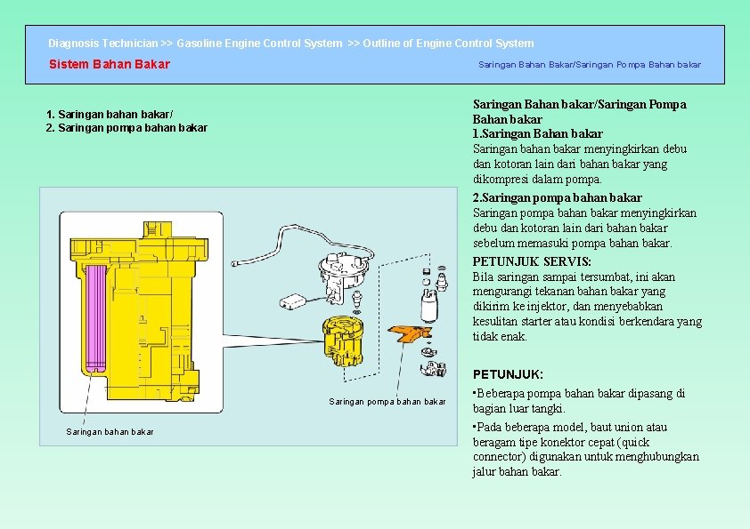 Diagnosis Technician >> Gasoline Engine Control System >> Outline of Engine Control System Sistem