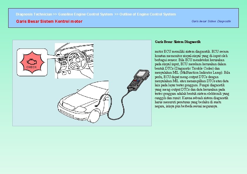 Diagnosis Technician >> Gasoline Engine Control System >> Outline of Engine Control System Garis