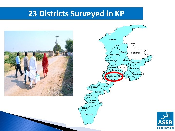 23 Districts Surveyed in KP 