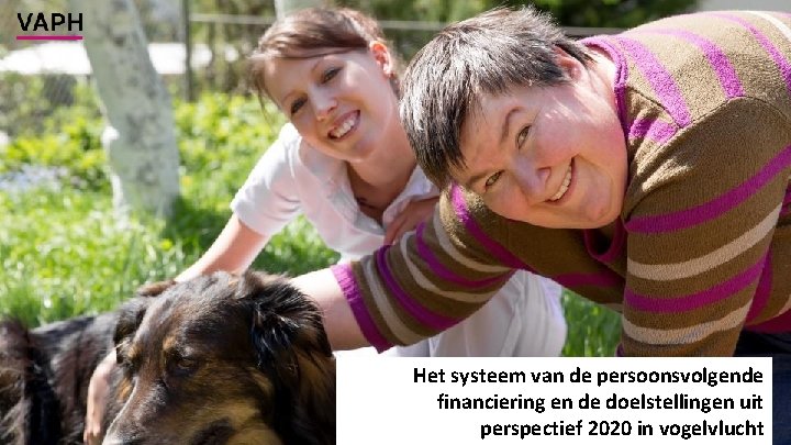 Het systeem van de persoonsvolgende financiering en de doelstellingen uit perspectief 2020 in vogelvlucht