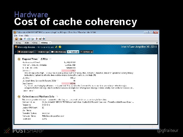 Hardware Cost of cache coherency @gfraiteur 