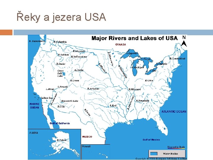 Řeky a jezera USA 