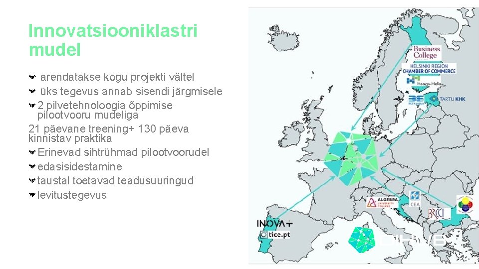 Projekti Digital Innovation Hub for cloud based services