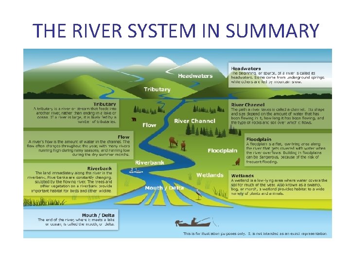 THE RIVER SYSTEM IN SUMMARY 