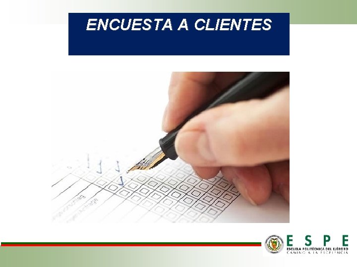 ENCUESTA A CLIENTES 