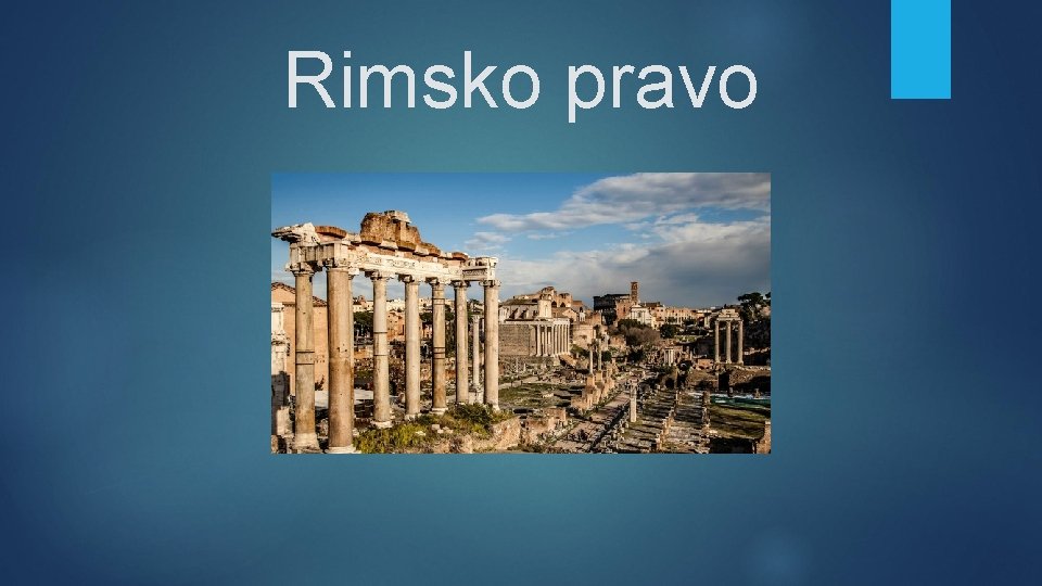 Rimsko pravo 