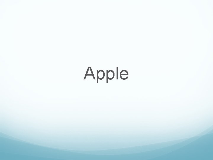 Apple 