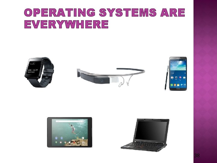OPERATING SYSTEMS ARE EVERYWHERE 38 