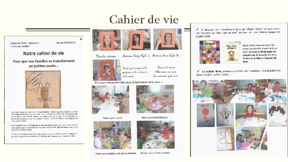 Cahier de vie 