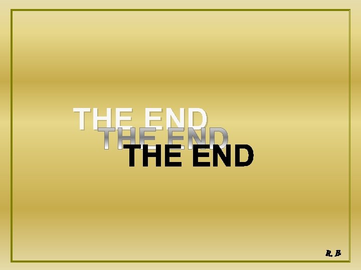 THE END 